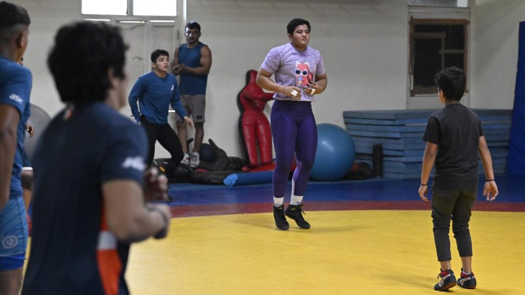oung Reetika Hooda in Training