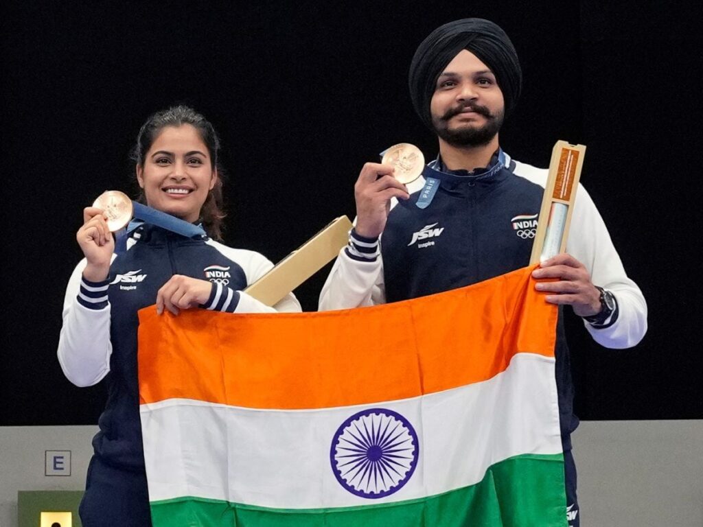 Manu_Bhaker_Sarabjot Singh